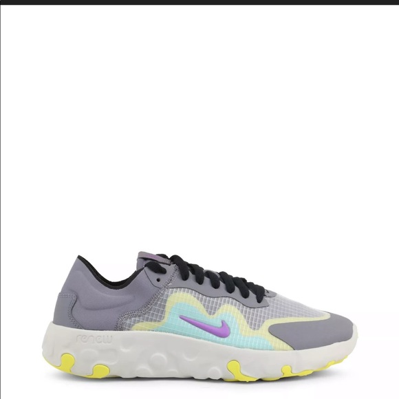 Nike Men's Low-Top Sneakers Lace-Up Grey - Picture 3 of 5